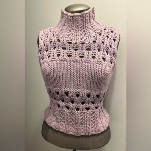 NWOT Bebe Handmade Wool Vest